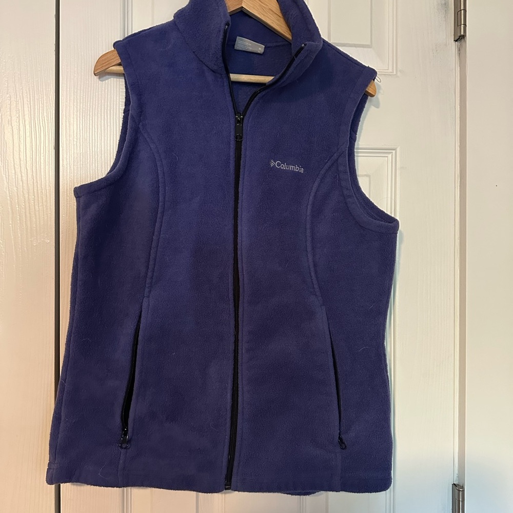 Columbia Deep Purple Fleece Vest